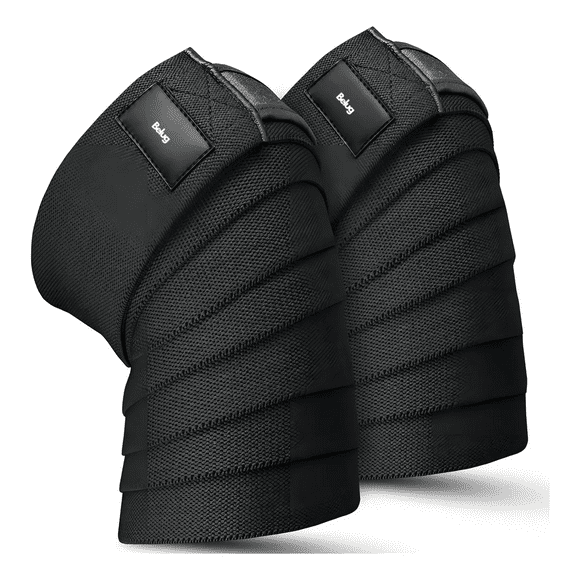 1 Par Vendas Elasticas Para Las Rodillas Belug, Negras