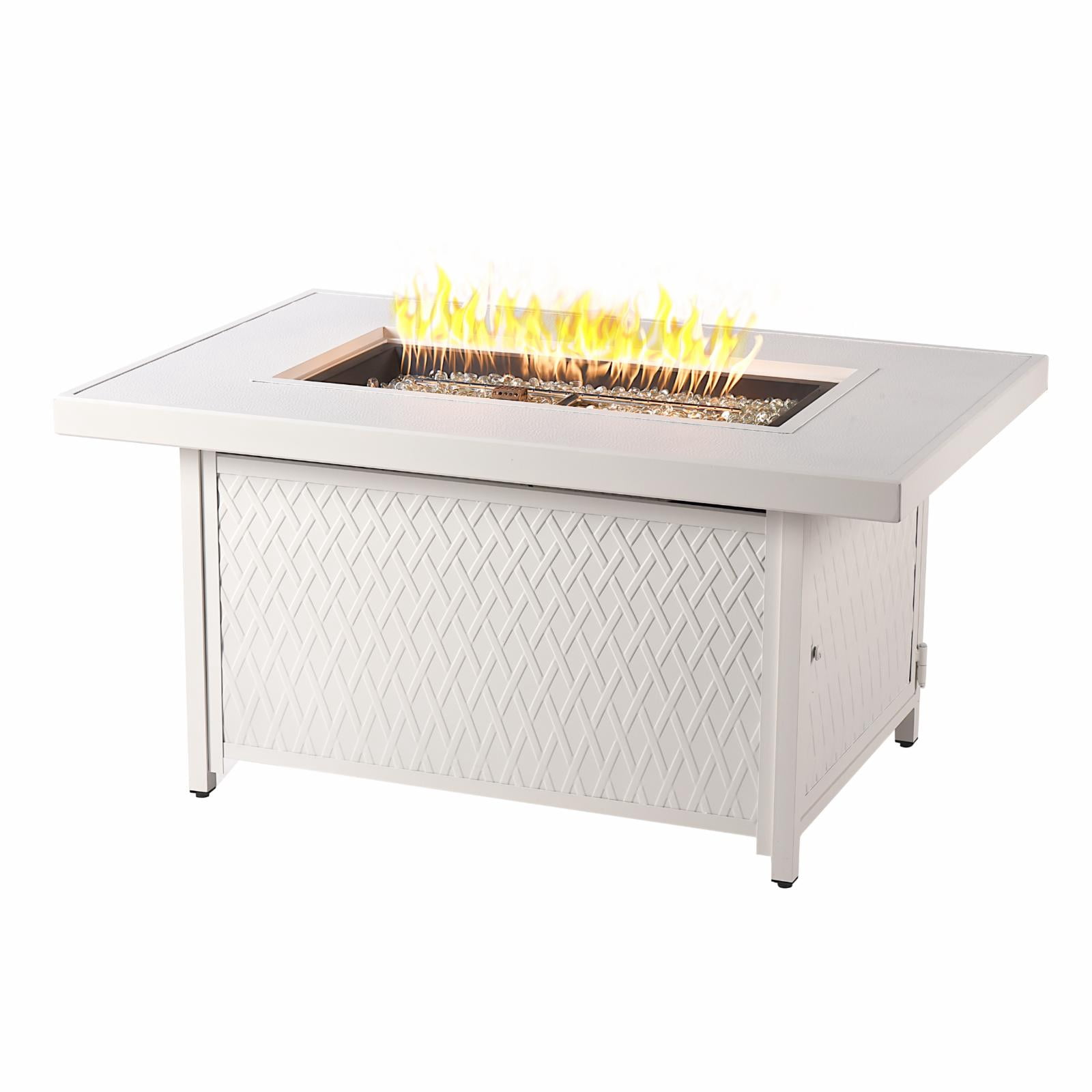 Oakland Living Elk 48 in. Rectangular Propane Fire Pit Table