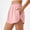 Hot Pink, variant on Women Solid Half Pants with Pockets Classic Style Casual Sport Wear for Summer