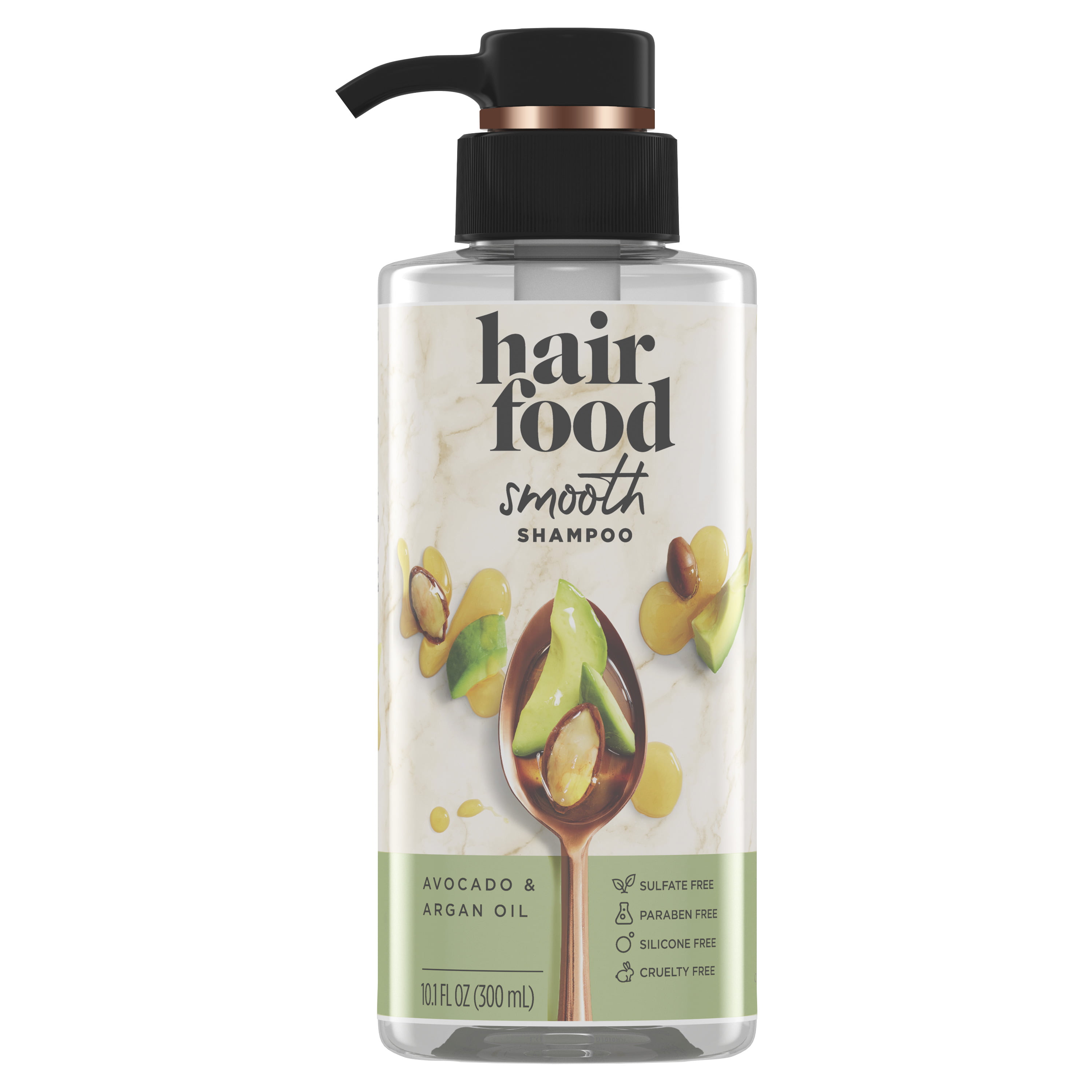 Hair Food Smooth Shampoo, Avocado Argan Oil, Sulfate Free, 10.1 fl oz ...
