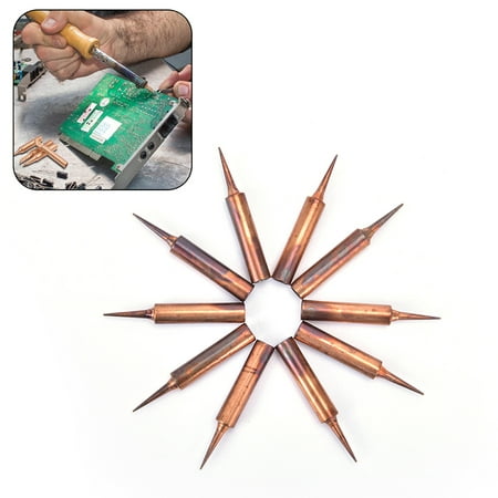 

(B)Soldering Tip Pure Copper Inner Core Electric Iron Head 900M Series Solder Tips