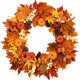 thumbnail image 1 of Farmhouses Fall Wreath For Front Door Thanksgiving Porch And Patio Decoration, 1 of 4