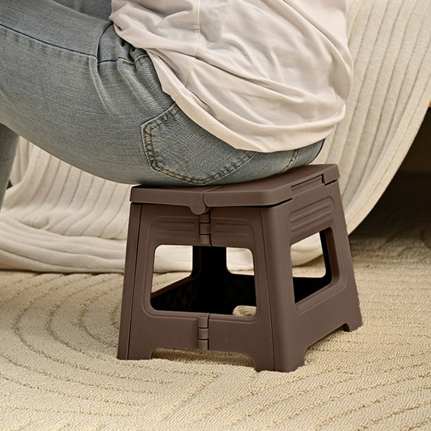 Taburete Plegable Para Espacios Reducidos, Porttil Y Compacto, Diseo Plegable, Esttica Sencilla, Ideal Para La Oficina En Casa O Exteriores, Ligero Y Resistente, Banco Multiusos, Color, Ukhbmc