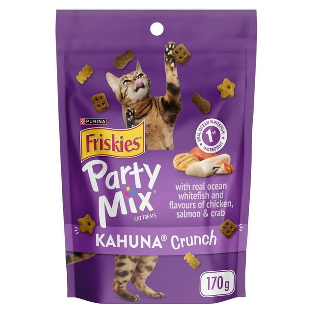 Friskies Party Mix Kahuna Crunch, Cat Treats 170g