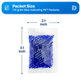 thumbnail image 6 of 10 Gram [40 Packs] "Dry & Dry" Premium Blue Indicating Silica Gel Packets - Rechargeable, 6 of 8