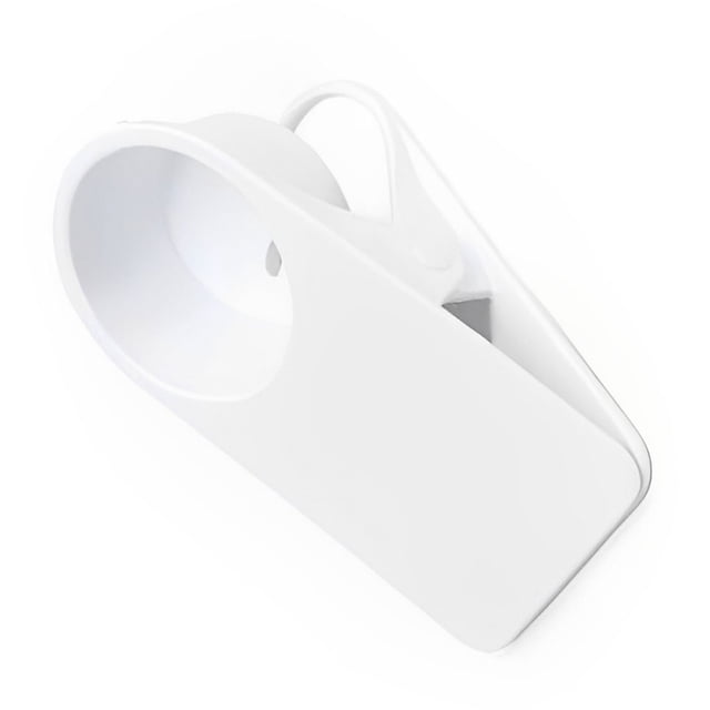 Toystoory Soporte con Clip para escritorio, soporte lateral para botellas, tazas de resistentes, botellas, tazas de café, almacenamiento para Almacenamiento y organización del hogar Blanco