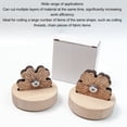 thumbnail image 3 of Thread Cutter, Wooden Thread Cutter Tool with 5 Cutting Positions High Stability Reduced Hand Fatigue Slip Resistance Stand for Quilting Suitable Quilting Sewing, 3 of 7