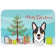 thumbnail image 1 of Carolines Treasures BB1627JCMT Christmas Tree & Tricolor Corgi Kitchen or Bath Mat, 24 x 36, 1 of 1