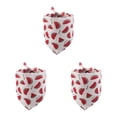 thumbnail image 1 of Greeniant Bufanda de baba Triangular con estampado de frutas, toalla lavable reutilizable de algodón para mascotas, suministros de regalo para Type1 NO1, 1 of 6