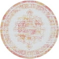 thumbnail image 3 of Unique Loom Lucerne Collection Area Rug - Pilatus (5' 3" Round Ivory/Gold), 3 of 10