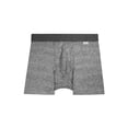 thumbnail image 4 of Bóxer Zaga para Hombre, Largo Double Brush Negro 3 Piezas Talla M Negro Talla M, 4 of 4