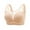 Beige, variant on Hxshgdsn Lace Bras for Women Plus Size Wirefree Full Coverage push up Extra-Elastic Solid Bras Adjustable Shoulder Straps Sports Bras,Green,40B