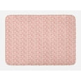 thumbnail image 1 of Geometric Bath Mat, Geometrical Pattern with Rectangles and Dots Contemporary Style Abstract Art, Plush Bathroom Decor Mat with Non Slip Backing, 29.5" X 17.5", Blush and White, by Ambesonne, 1 of 2