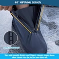 thumbnail image 3 of HOMEYA Anti-Slip Rubber Shoe Covers Reusable Rain Snow Boot Waterproof Shoes Protector - XL, 3 of 8