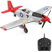 Bruce&Shark RC Plane, 2.4GHz 4 Channel Brushless Remote Control Jet Airplane for Adults, WLtoys RC Aircraft Fighter with 6-Axis Gyro, LED Searchlight, Easy to Fly for Boys and Girls