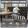 thumbnail image 4 of XYZCANDO Patriotic Eagle Print RV Dinette Cushion Covers Comfortable, Suitable for Camper Travel Trailer, RV Booth Seat Covers, for Bench RV Camper Car Bench, 4 of 7