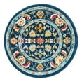 thumbnail image 3 of Unique Loom Aurelia Collection Area Rug - Hadrian (3' Round Navy Blue/Light Blue), 3 of 7