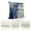 thumbnail image 4 of GOSMITH Blue and Gray Abstract Art Throw Pillow Covers Set of  Oil Painting Decorative Couch Pillow Case Outdoor Sofa Cushion Cover for Bed Living Room, 4 of 5