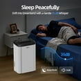 thumbnail image 6 of Edendirect Dehumidifiers for Home, 101 OZ Dehumidifier for Room with 24-Hour Auto Shut Off, Sleep Mode (430 sq. ft) Portable Dehumidifier for Bathroom, Bedroom, Basement, White, 6 of 10