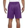 thumbnail image 4 of A4 Lined Tricot Mesh Shorts For Men in Purple | N5293, 4 of 5