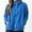 y195_Blue, variant on Jovrlynd Womens Fuzzy Fleece Jacket Stand Collar Oversized Zip Up Long Sleeve Winter Warm Coats with Pockets Soft and Comfy, M-5XL