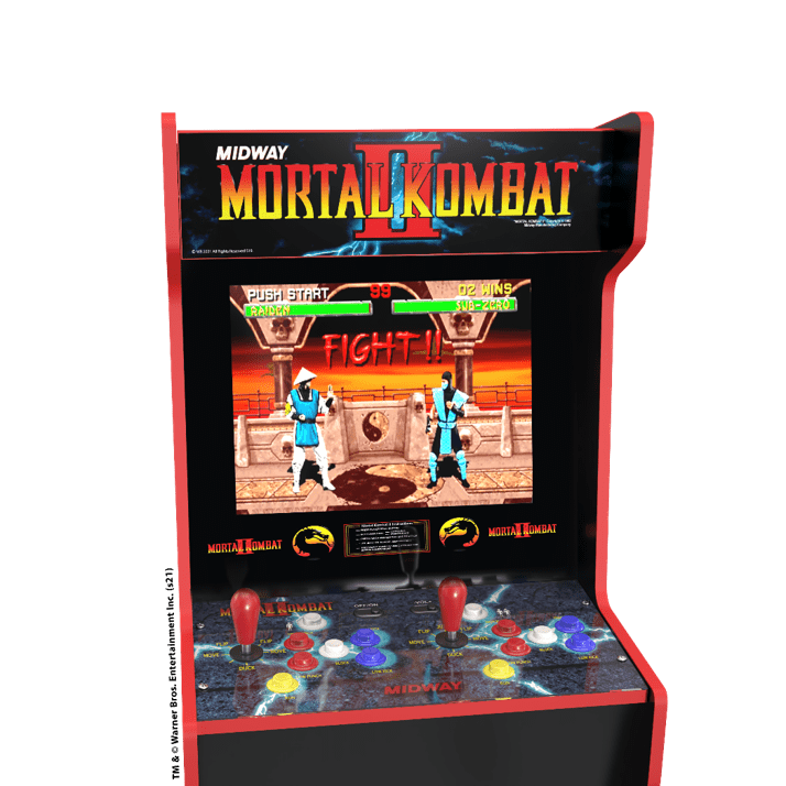 Mortal Kombat 2 Side Art Arcade Cabinet Artwork Graphics Decals Full Set MK2 