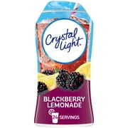 Crystal Light Liquid Blackberry Lemonade Naturally Flavored Drink Mix, 1.62 fl oz Bottle