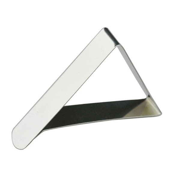 NIAIZEK 10-Pack Stainless Steel Triangular Tablecloth Clips Clamps for Outdoor Picnic and Table Use and Rust-Resistant