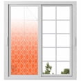 thumbnail image 2 of Morocco Orange Window Privacy Film, Modern Geometric Gradient Simple Static Cling UV Sun Blocking Tint Film Heat Control Windows Films for Bedroom Bathroom, Window Stickers 23.6"x59", 2 of 8