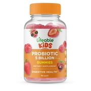 Lifeable Probiotics for Kids - 5 Billion CFU - 90 Gummies