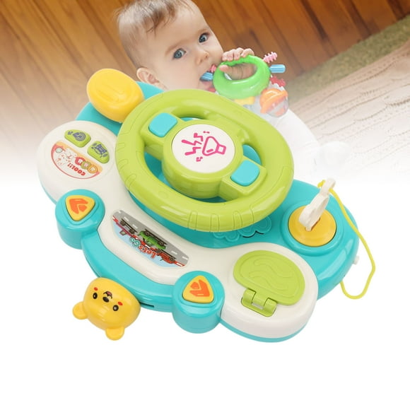 Steering Wheel Toy,Baby Interactive Learning Toy Musical Steering Wheel Toy for Toddler