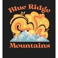 thumbnail image 2 of Adventure Society Blue Ridge Mountains Black Adult Crew Neck Long Sleeve Tee-Medium, 2 of 3