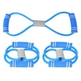 thumbnail image 3 of 2Pcs 8-Shaped Pull Rope Chest Expander Elasticity Belt Stretching Strap Yoga Fitness Equipmentblue, 3 of 9
