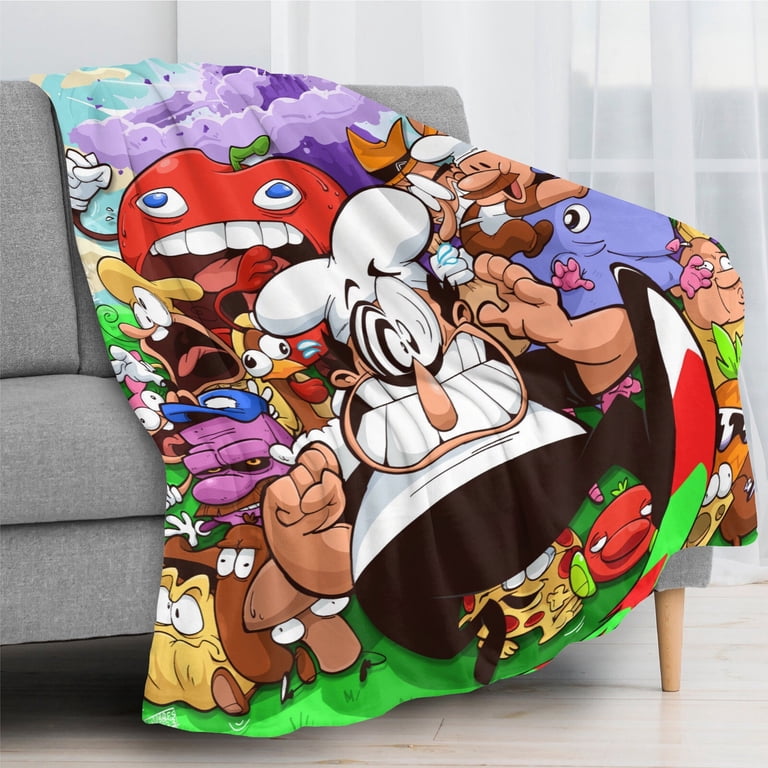 Pizza Tower Blanket Soft Bed Sofa Throw Comfortable Birthday Gift