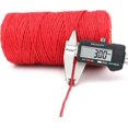 thumbnail image 2 of 100m Green Cotton String Garden 3mm Craft Cord Green Bakers String Packing Cord for Gardening Decoration and Homemade Projects, 2 of 5