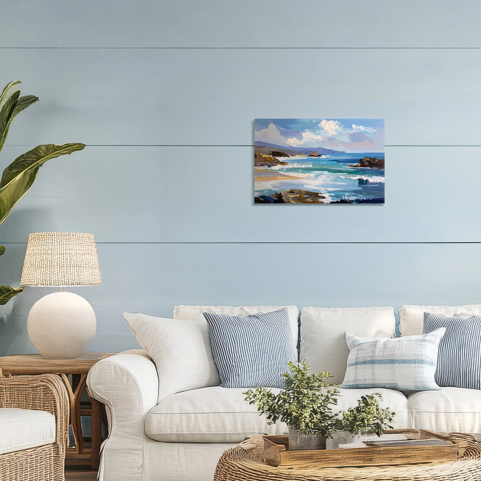 Stupell Industries From Sky To Sea Canvas Wall Art, design by Alonza Saunders