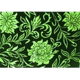 thumbnail image 1 of Ahgly Company Indoor Rectangle Abstract Green Contemporary Area Rugs, 2' x 5', 1 of 1
