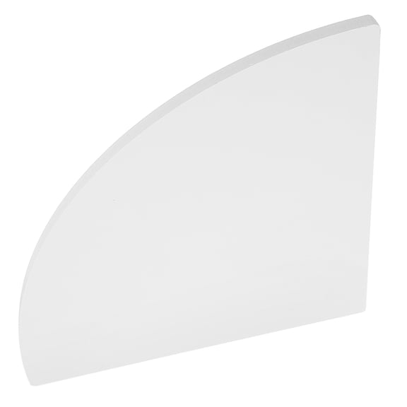 AURARMLET Corner Shower Shelf White PVC Organizing Items for Housekeepers 1Pcs