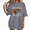 grey-3, variant on UNISHE Women's Perhaps You Were Created For Such A Time As This Faith Graphic Cropped Short‑Sleeve T‑shirt