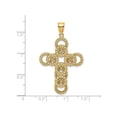 thumbnail image 2 of 14K Gold 2-D Circular Infinity Illusion Cross Charm, 2 of 4