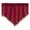 🥝 Red_Base#1032, variant on Polyester Solid Color Triangular Short Curtains Through Rod For Bedroom Living Room Kitchen