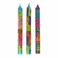 thumbnail image 1 of Set of Three Boxed Tall Hand-Painted Candles Shahida Design Nobunto, 1 of 3
