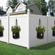 thumbnail image 2 of de 6 Ganchos de vinilo para cercas de 2 x 6 pulgadas Ganchos para jardín Los ganchos de acero con recubrimiento en polvo blanco se pueden usar fácilmente para luces interiores y exteriores, 2 of 4