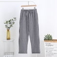 thumbnail image 4 of Baberdicy Pajama Pants Women Autumn Winter Plaid Printed Pants Full Length Long Trousers Sports Pants Women's Lingerie, Sleep & Lounge, 4 of 5