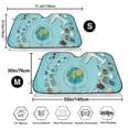 thumbnail image 3 of Uemuo Travelling on Airplane Pattern Accordion Car Windshield Sun Shade, Foldable Reflective Sun Visor for Car, Reflector Windshield Sunshade-Medium, 3 of 7