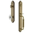 thumbnail image 5 of Grandeur Arccgrbur_Eset_234 Arc Solid Brass Rose Keyed Entry Single Cylinder Full Plate, 5 of 5