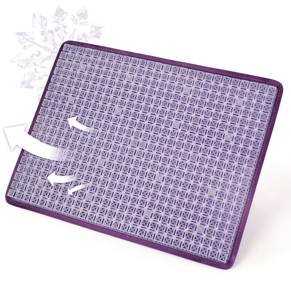 Seat Cushion, Cooling seat Cushion (Super Lightweight & Portable), Breathable Honeycomb Design Absorbs Pressure Points Seat Cushion, Cooling Mat for Office Chair, Home Car seat Cushion for Wheelchair