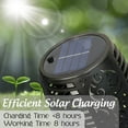 thumbnail image 6 of Abble Solar Garden Torch Lamps 2 Pack Outdoor IP65 Waterproof LED Flickering Flame, 6 of 8