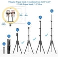thumbnail image 2 of BESTOPE 12" Selfie Ring Light Fill Light - Dimmable LED for Live Stream/Makeup/YouTube Video 2 Tripod Stands & 2 Phone Holders & 3 Color Modes, 2 of 7
