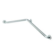 Moen Peened Bathroom Safety 24-Inch x 36-Inch L-Shaped Peened Bathroom Grab Bar
